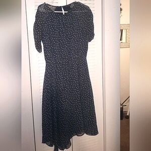 Banana Republic Asymmetrical Blue  Dress
